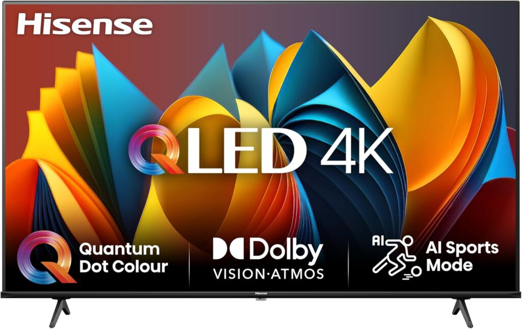 Offerta Imperdibile: Hisense La Smart TV QLED 4K da 55″ con uno Sconto del 33%!